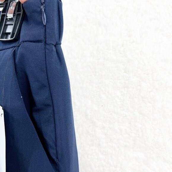 CALVIN KLEIN Slim Straight-Leg Suit Pants Navy Blue Size 6 NWT - Picture 5 of 11